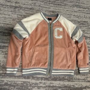 Women’s Champion Brand Jacket in Pink, Gray, and Cream